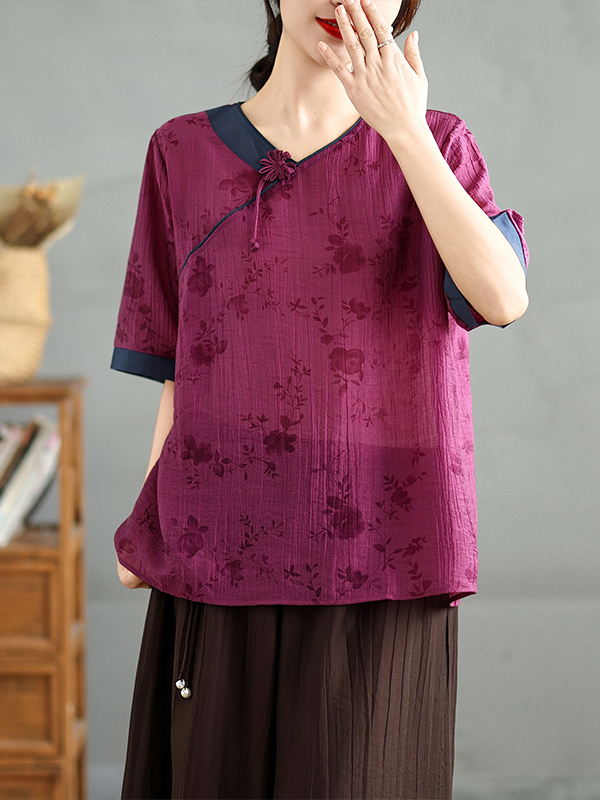 Chinesisches Blumenmuster Lein – Linen Pant Wide Bewertung und Preis