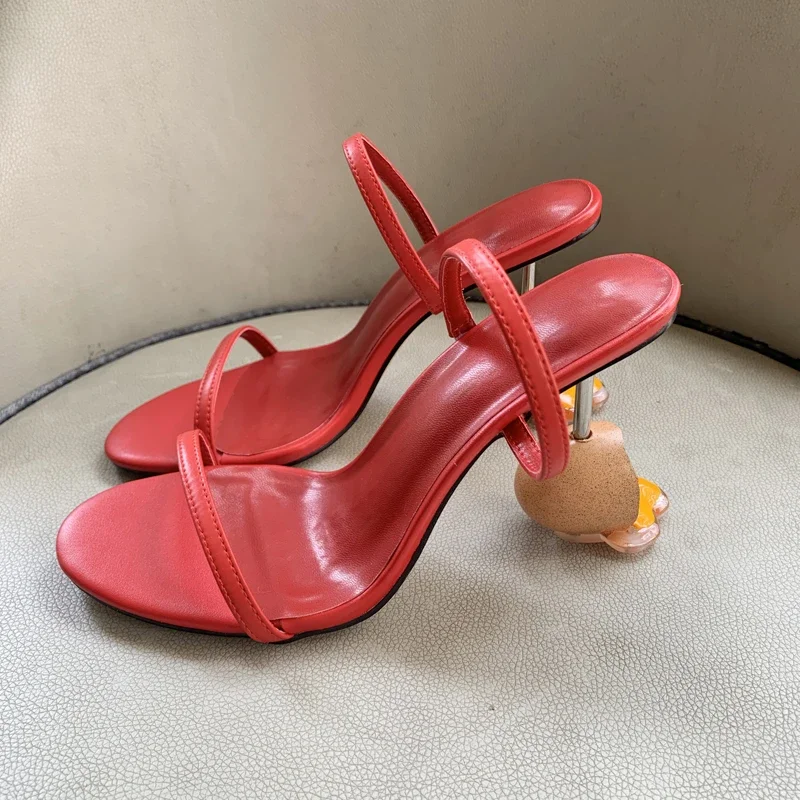 Sommer Riemchensandalen Offene – Sandal Strappy Heeled Bewertung und Preis