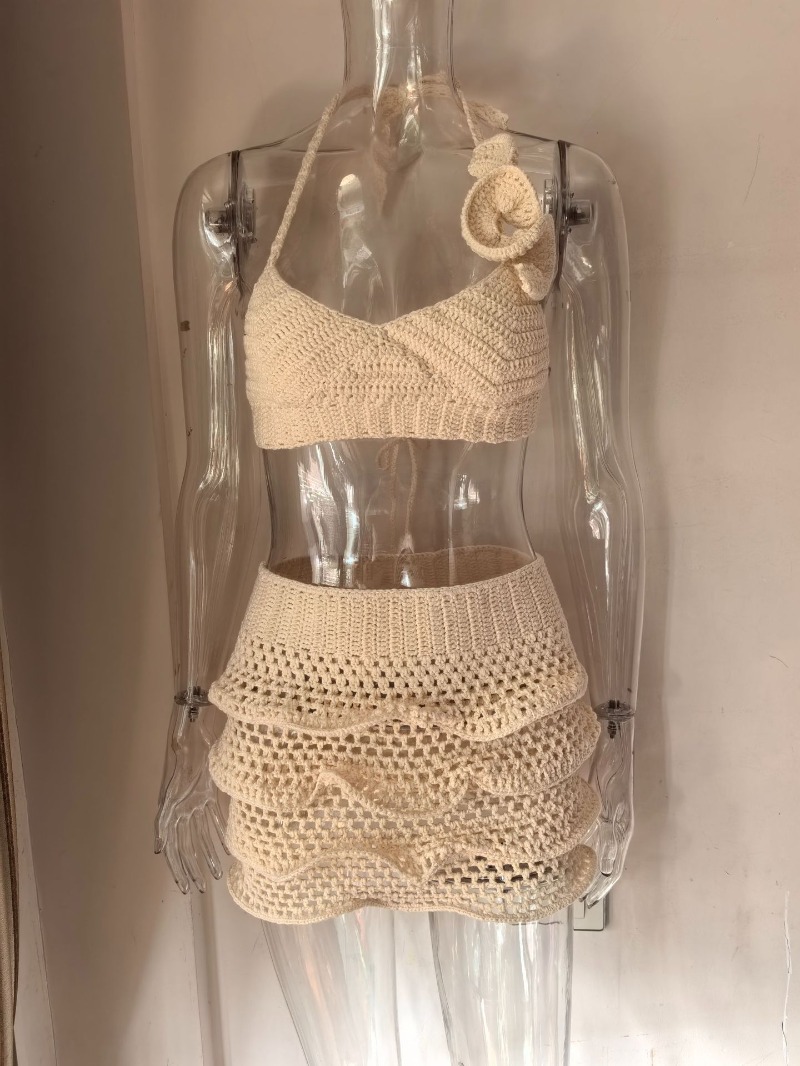 Handgehäkeltes Rüschen-Strands – Crop Top Crochet Bewertung und Preis