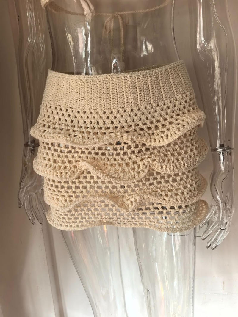 Handgehäkeltes Rüschen-Strands – Crop Top Crochet Bewertung und Preis