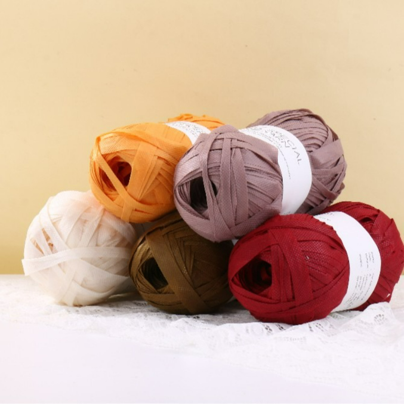 100g/Stück Raffia Flachgarn fü – Crochet Bag Raffia Bewertung und Preis