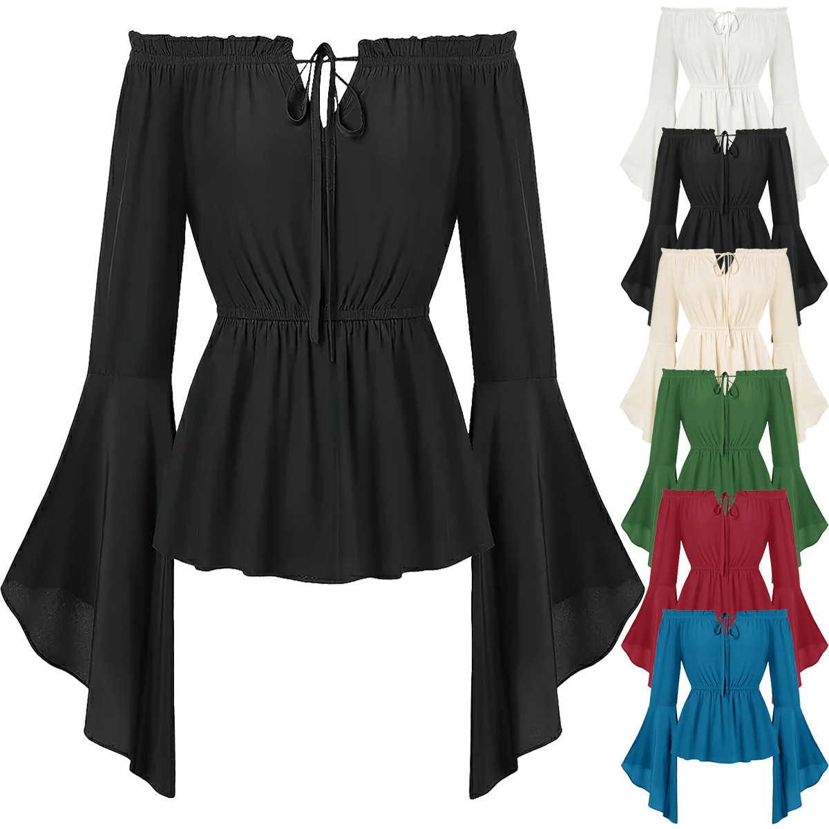 Schulterfreie Mittelalter-Kost – Blouse Off Shoulder Bewertung und Preis