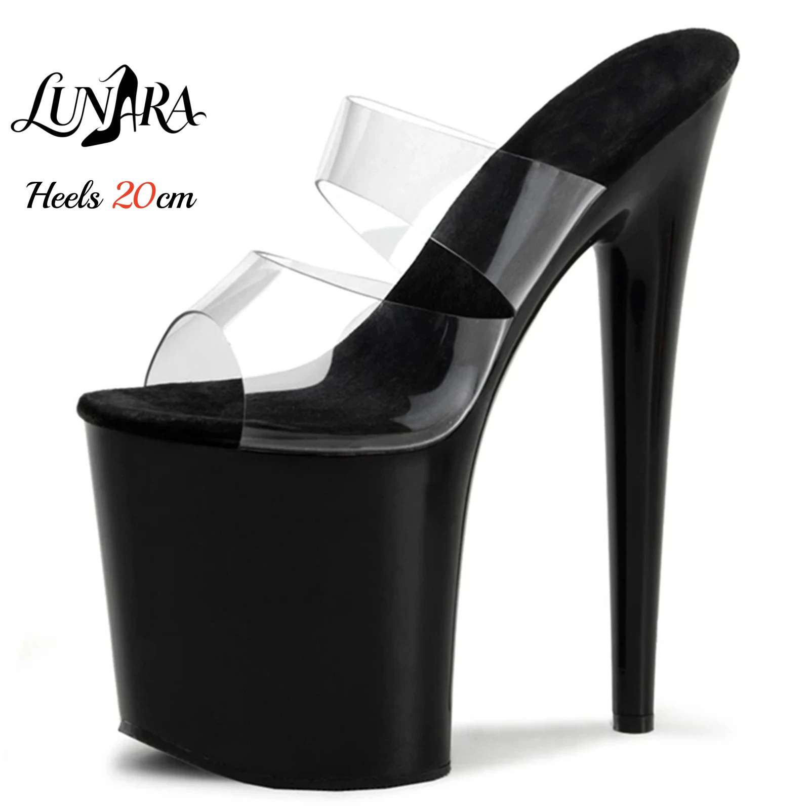 20cm Transparente PVC-Riemchen – Sandal Strappy Heeled Bewertung und Preis