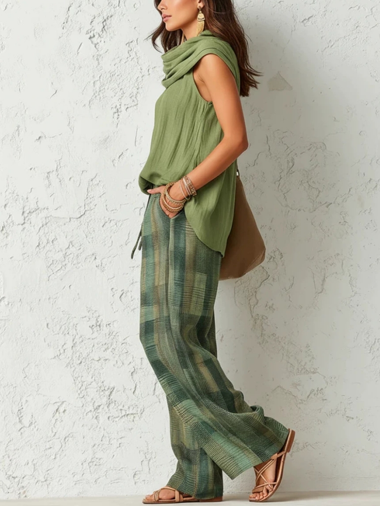 Neues Sommer-Damen-Hosen-Set,  – Linen Pant Wide Bewertung und Preis