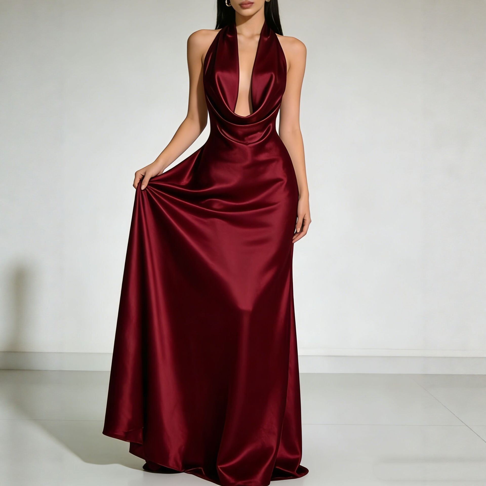 Elegante Partykleider 2026 Hoc – Maxi Dress Halter Bewertung und Preis