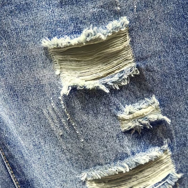 Herren-Jeansshorts im koreanis – Shorts Denim Frayed Bewertung und Preis