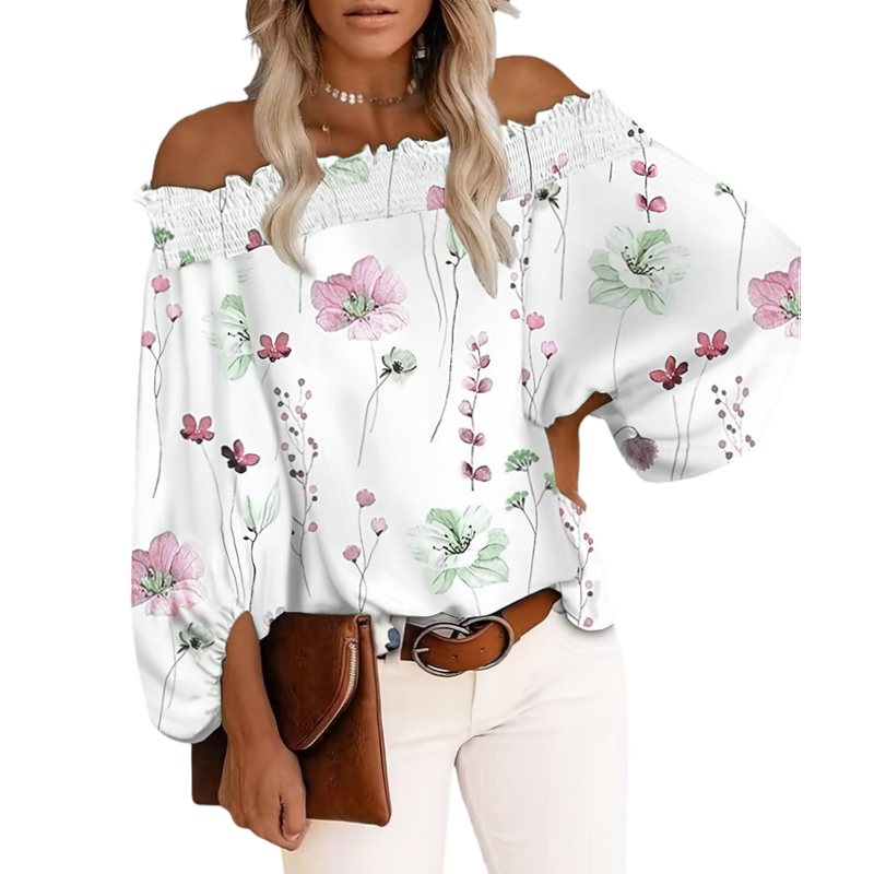 Übergröße Neue Damen Casual Bl – Blouse Off Shoulder Bewertung und Preis