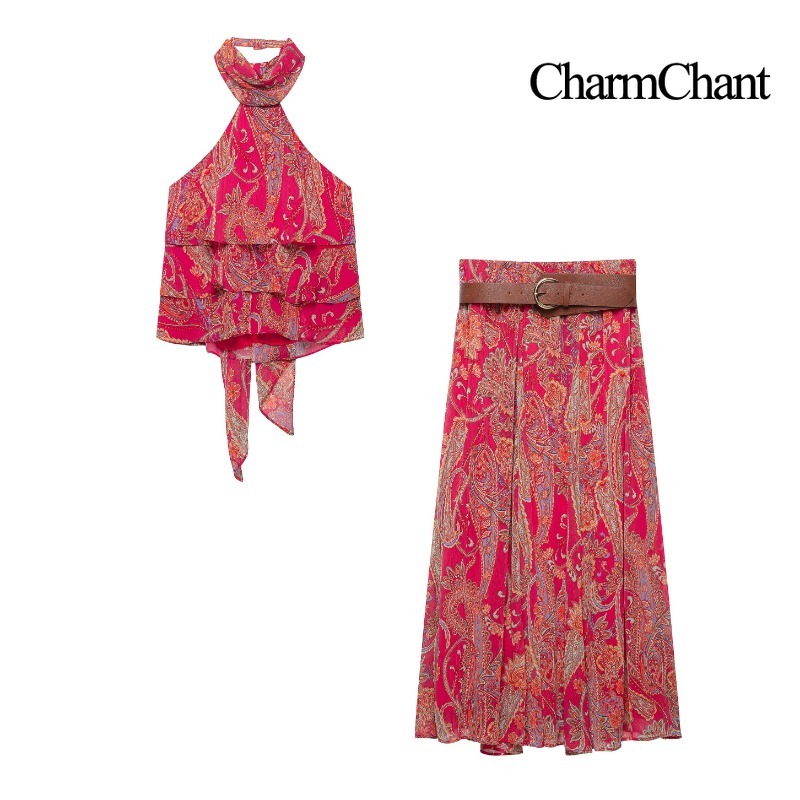 CHARMCHANT Damen Paisley-Print – Romper Floral Print Bewertung und Preis