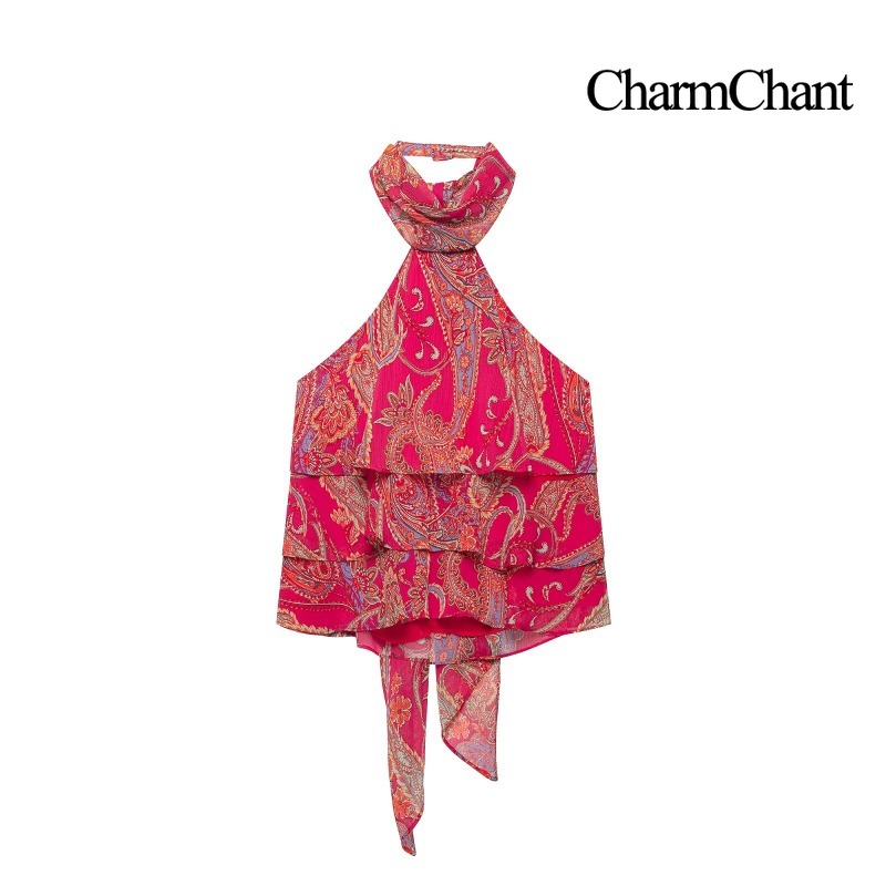 CHARMCHANT Damen Paisley-Print – Romper Floral Print Bewertung und Preis
