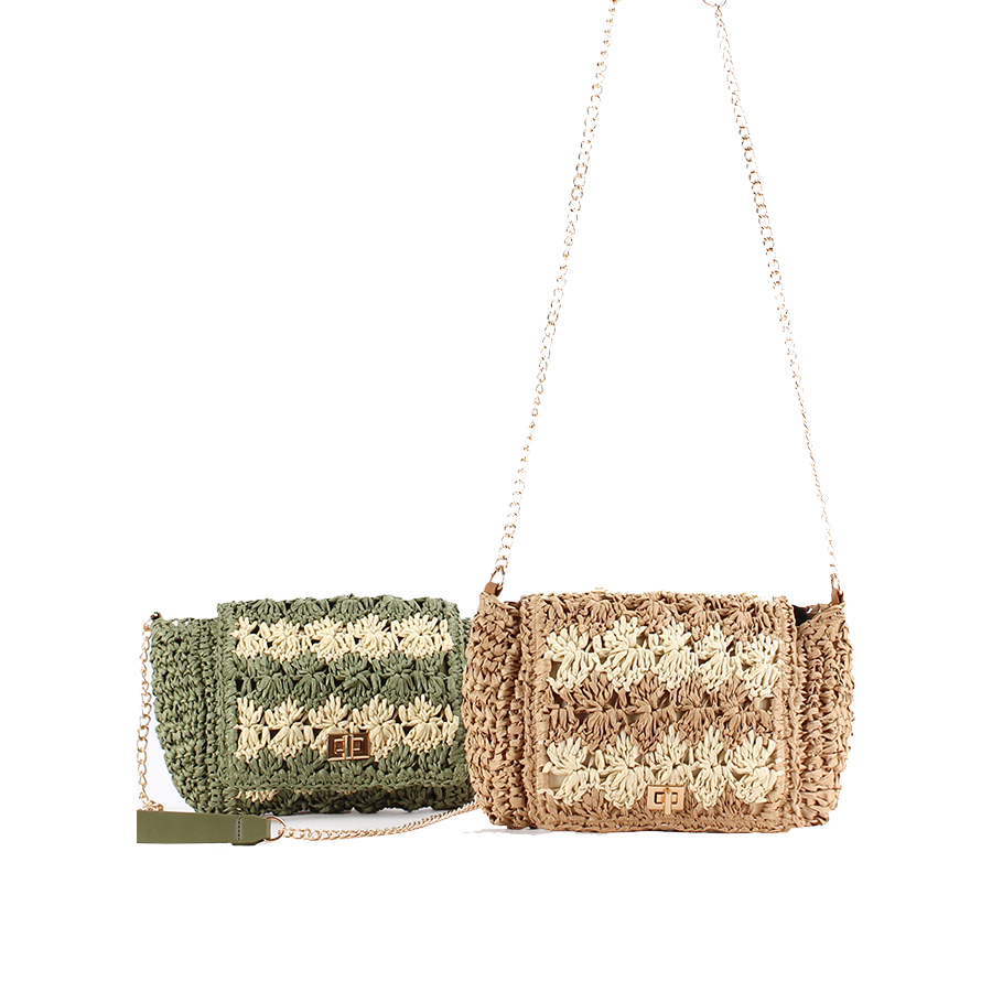 Stroh-Umhängetaschen für Damen – Crochet Bag Raffia Bewertung und Preis