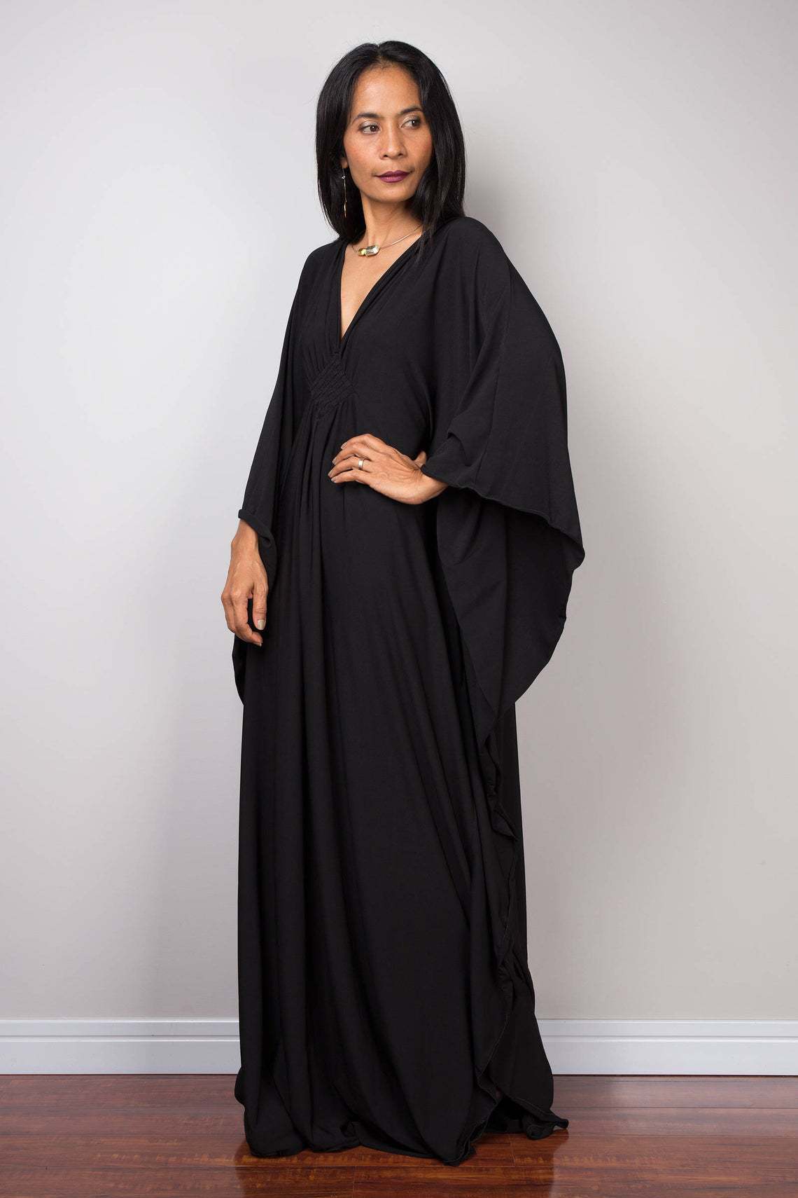 Damen Strandkleid in Unifarben – Cover Up Kaftan Bewertung und Preis