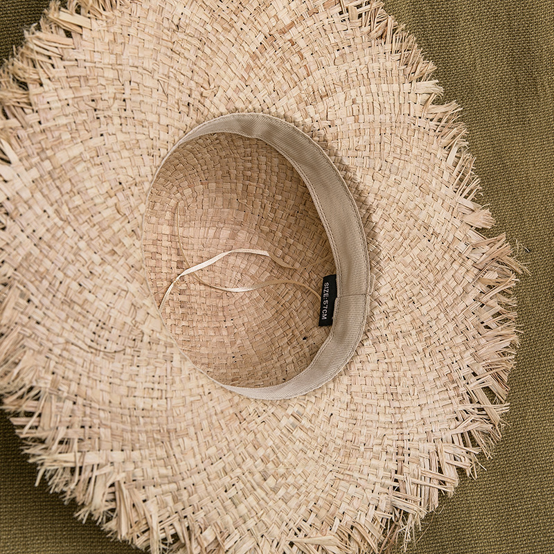 Damen Raffia Strohhut mit Brei – Hat Floppy Wide Bewertung und Preis