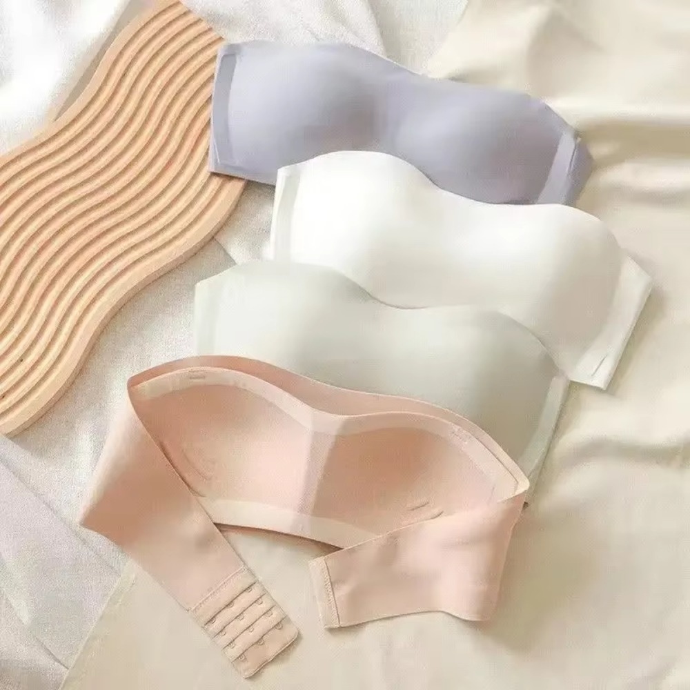 Einfarbiger, trägerloser, umwi – Bralette Triangle Set Bewertung und Preis
