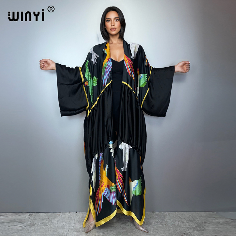 WINYI Print Boho Kimono Maxi S – Cover Up Kaftan Bewertung und Preis