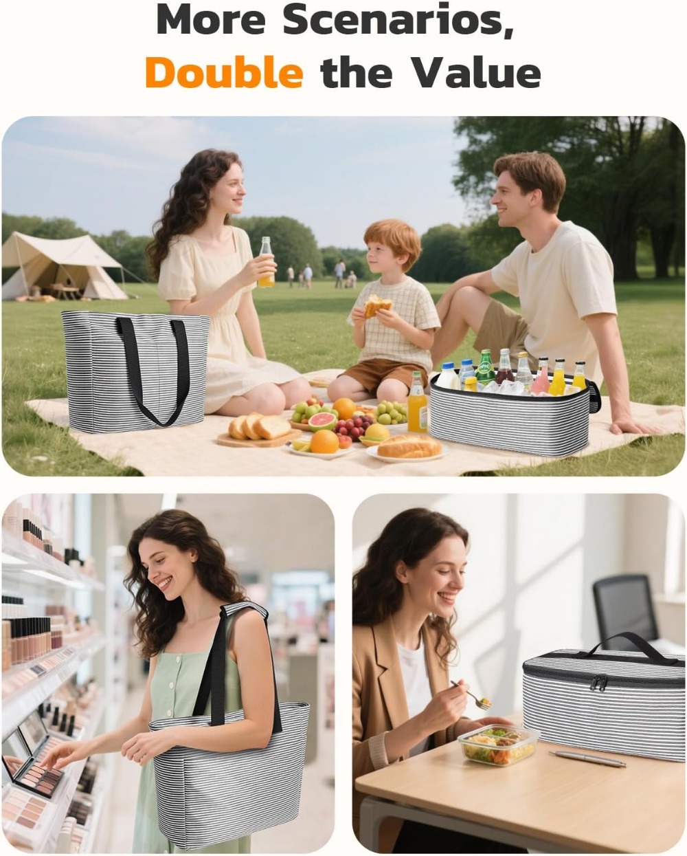 45L Wasserdichte Strandtasche  – Tote Bag Beach Bewertung und Preis