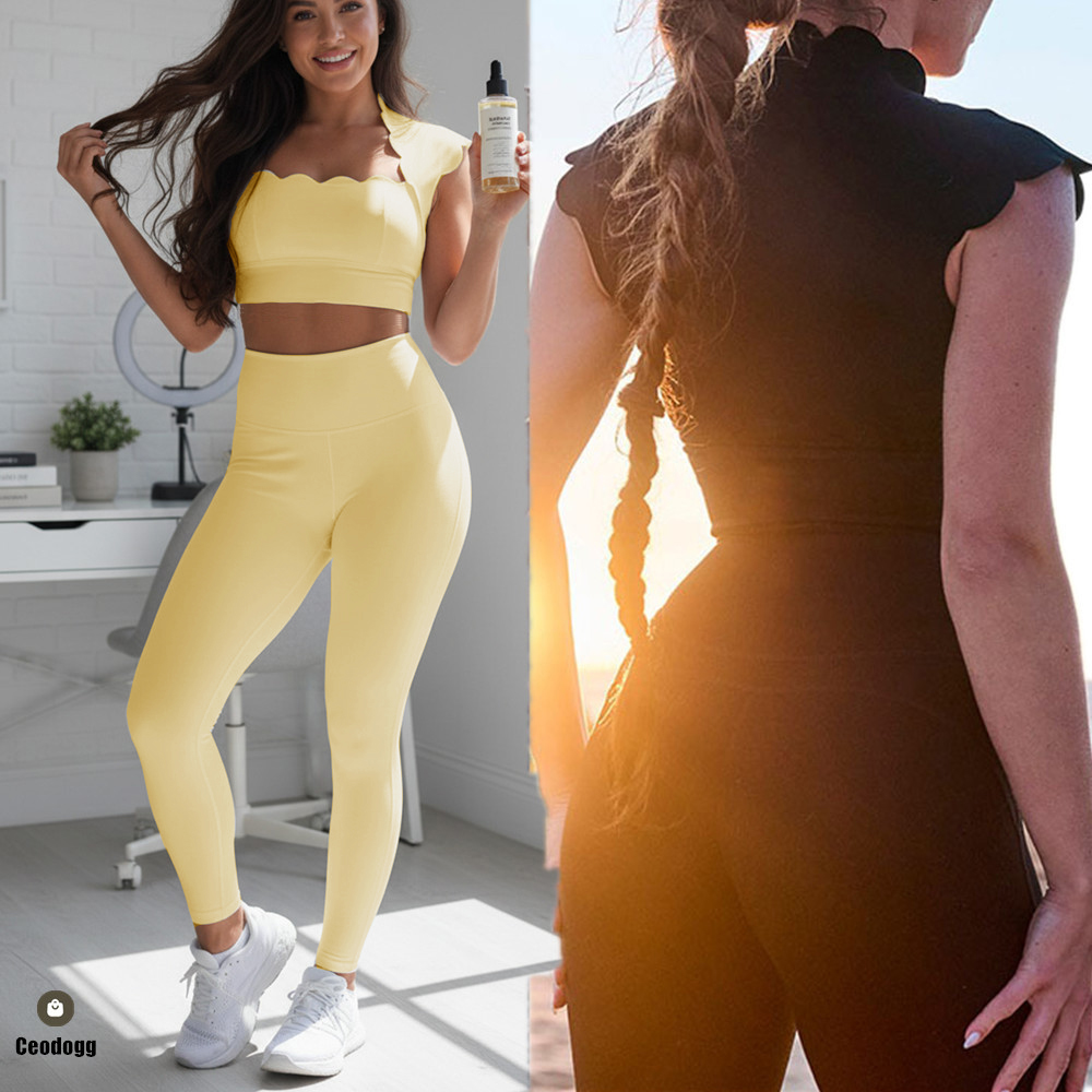 Pad Wavy Damen Sport-BH Yoga-T – Crop Top Crochet Bewertung und Preis