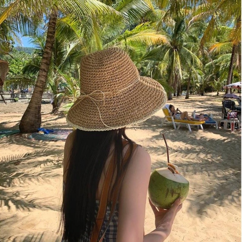 1 Stück Damen Sommer Strand St – Hat Floppy Wide Bewertung und Preis